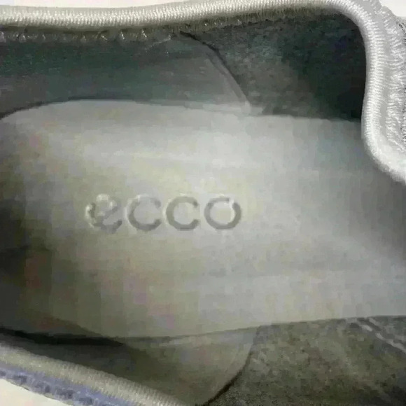 ECCO Women's Sense Toggle Fashion Sneaker Metallic Stone Size 41 (9-9.5) Slip On - Picture 11 of 12